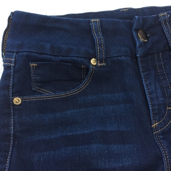 Seven7 High Rise Tummyless Women’s Skinny Dark Wash Jean - 6 - Picture 13 of 15